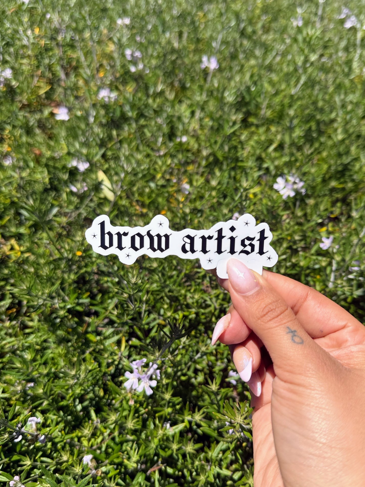 Brow Artist Sticker