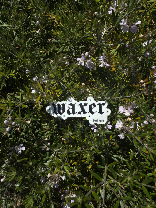 Waxer Sticker