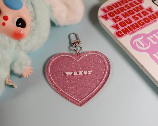 Waxer Heart Shaped Keychain