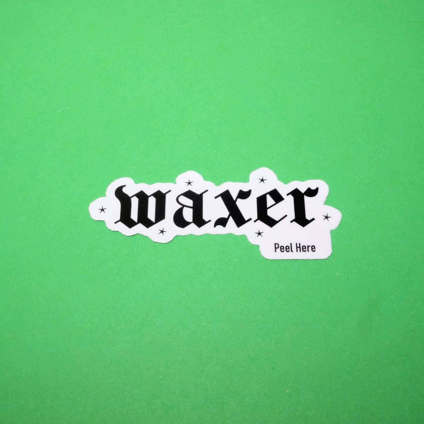 Waxer Sticker