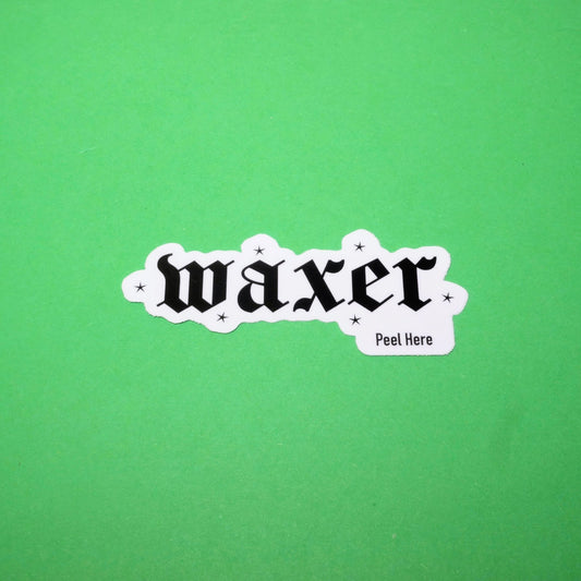 Waxer Sticker
