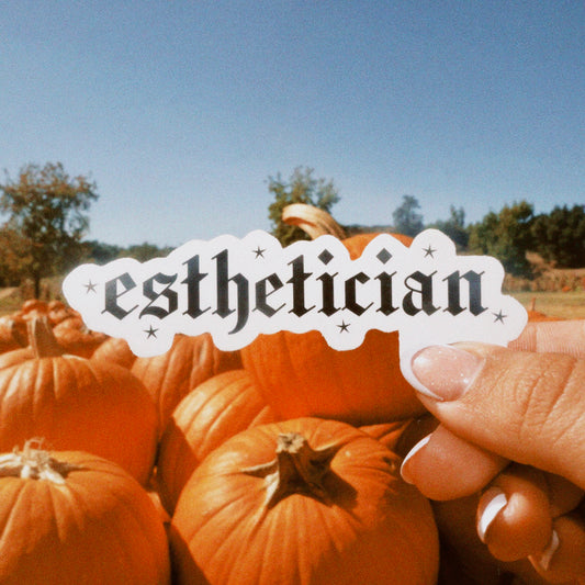 Esthetician Sticker