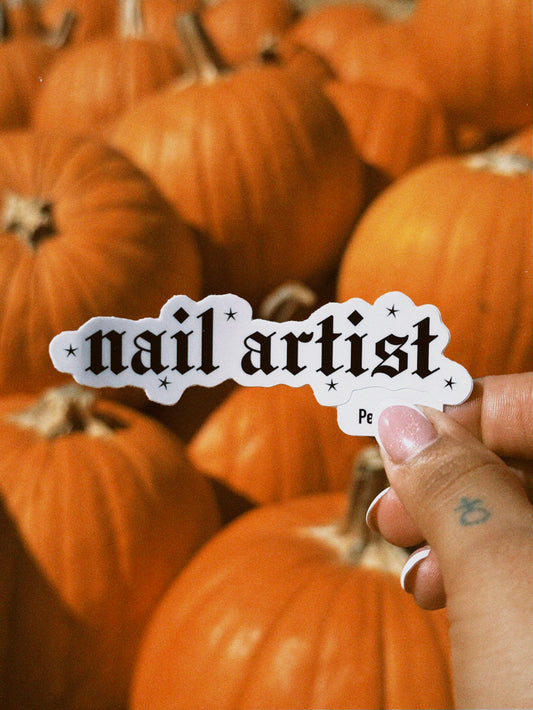 Nail Artist Sticker