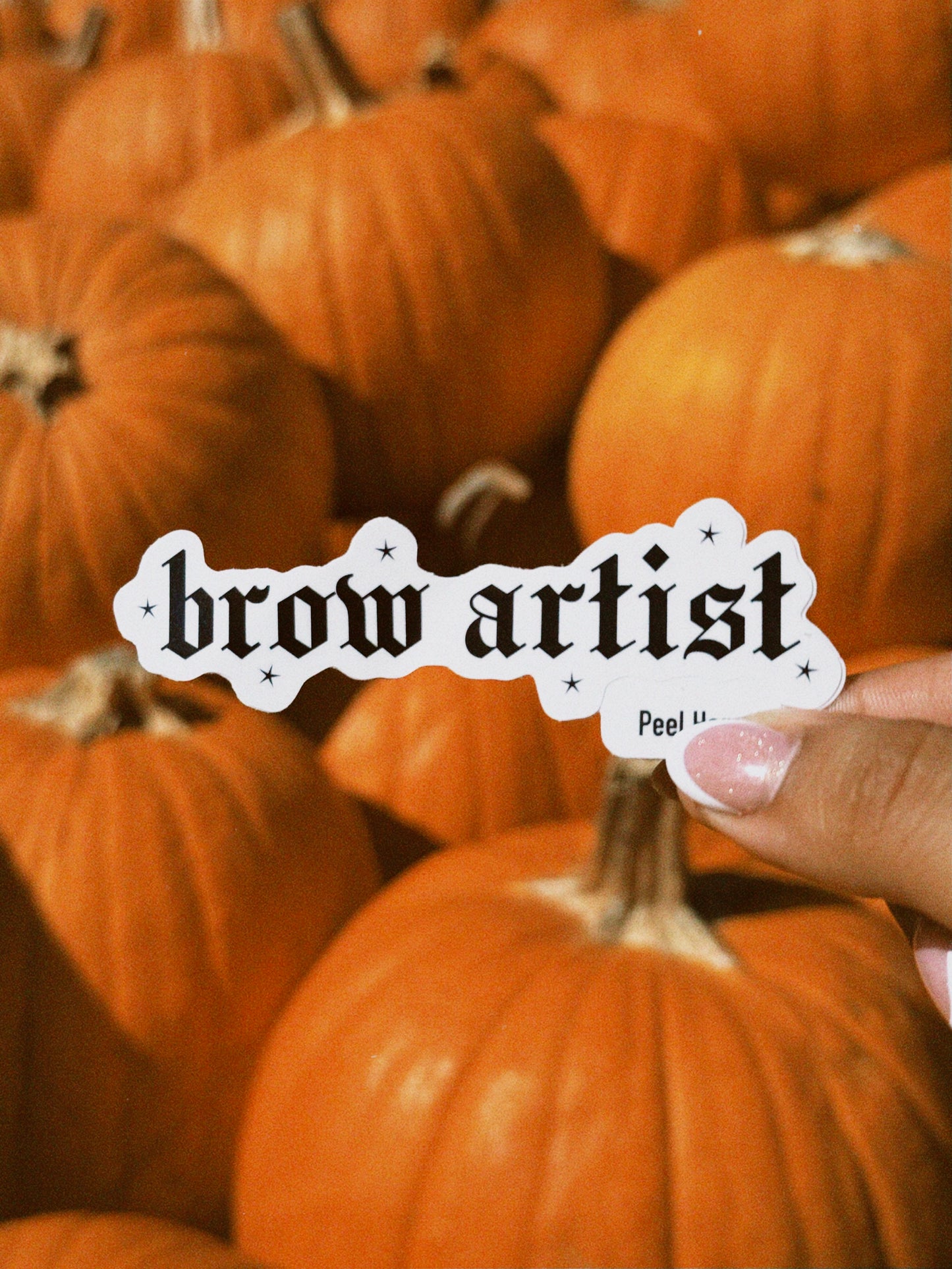 Brow Artist Sticker