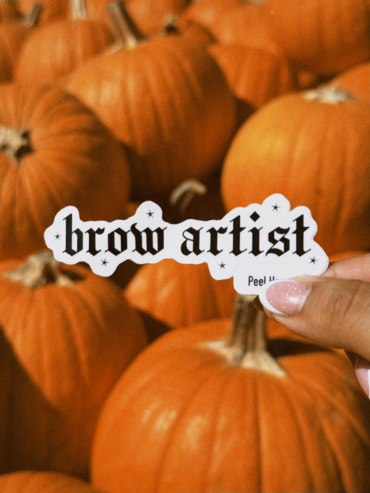 Brow Artist Sticker