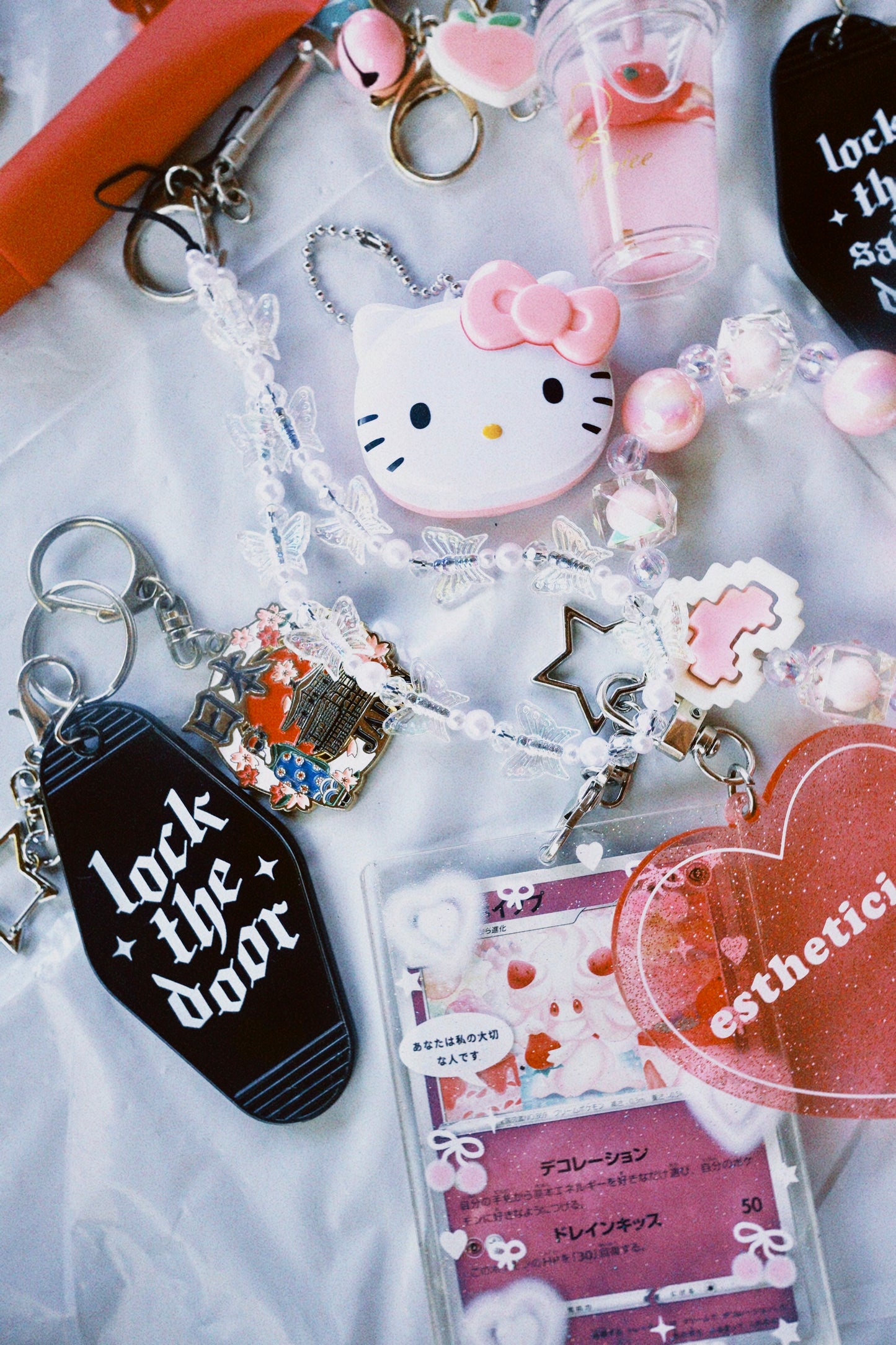 Lock the Door Motel Keychain