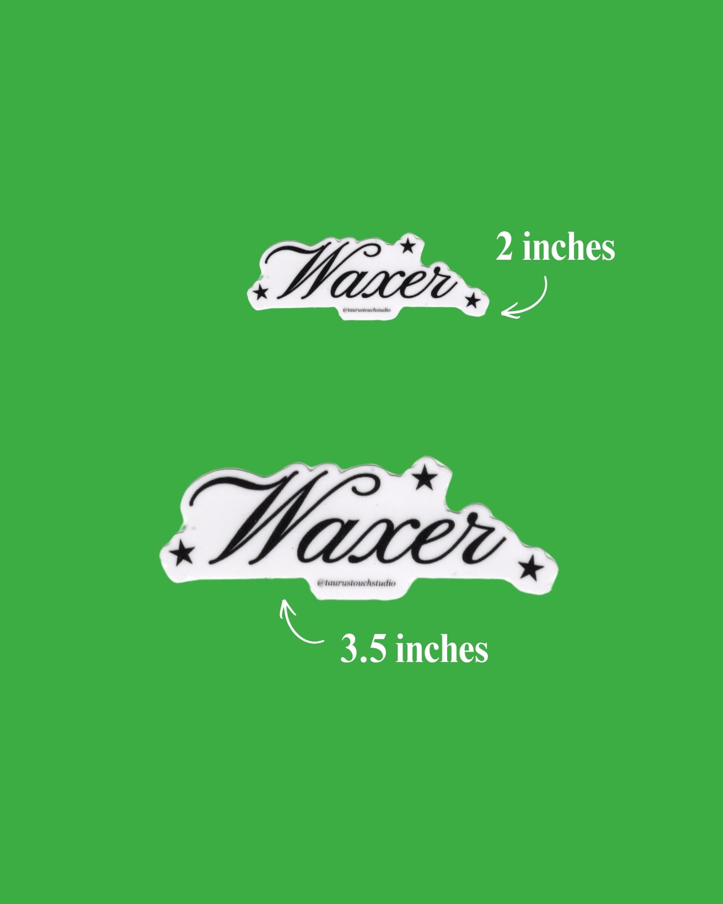 Beauty Professional Sticker (Script Font)